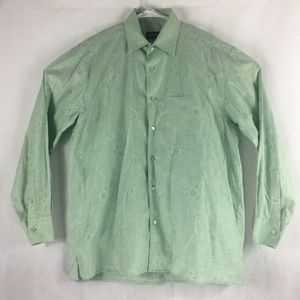 Riscatto Mens Long Sleeve embroidered Button down
